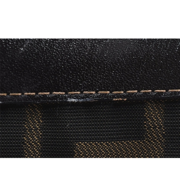 Authentic FENDI Zucca Clutch Nylon & Leather clutch - Picture 5 of 9